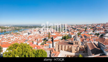 Vista panoramica di Coimbra in Portogallo Foto Stock