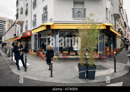 Parigi, Francia. Xix oct, 2016. Il ristorante "le petit Cambogia", fotografato a Parigi, Francia, 19 ottobre 2016. Foto: Leo romanzo/dpa/Alamy Live News Foto Stock