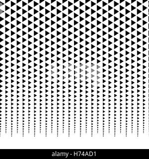 Orizzontalmente ripetibile sullo sfondo di mezzotono / fading pattern dall'alto. Illustrazione Vettoriale