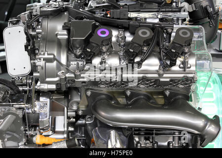 Auto motore ibrido di nuova tecnologia Foto Stock