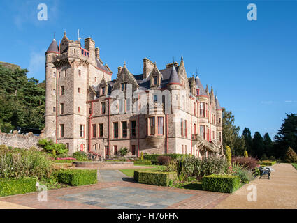 Castello di Belfast. Attrazione turistica sulle pendici del Cavehill Country Park a Belfast, Irlanda del Nord Foto Stock