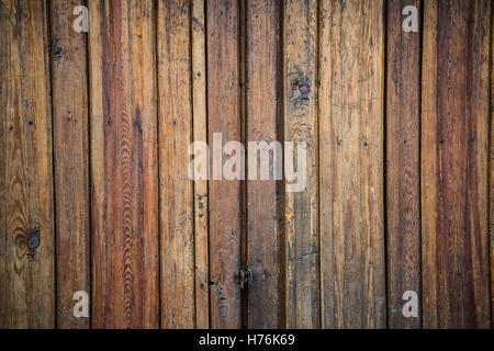 Vecchio sfondo di legno con pannelli verticali Foto Stock