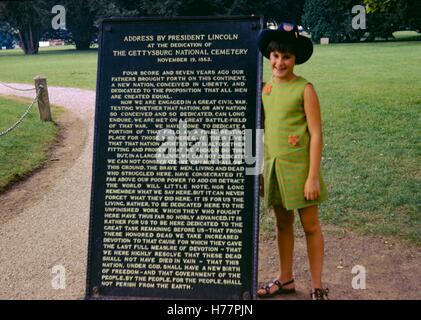 Archiviazione Vintage fotografia scattata nel 1970 Foto Stock