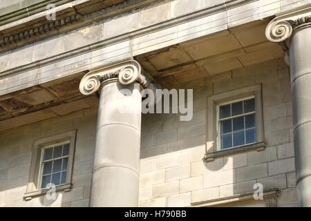 Dettagli architettonici dell'ex Curzon Street Station, Birmingham, Regno Unito Foto Stock