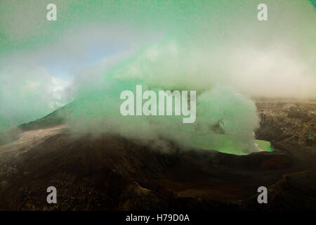 Vulcano Poas, Costa Rica Foto Stock