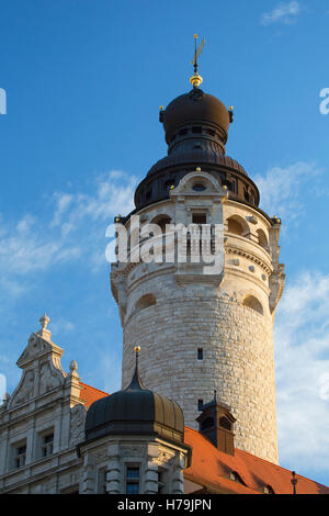 Nuovo Municipio (Neues Rathaus), Lipsia, Sassonia, Germania Foto Stock