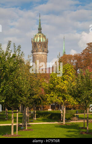 Tutti i Santi della Chiesa", Wittenberg Foto Stock