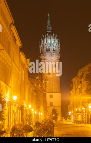 Schlosskirche Wittenberg Foto Stock