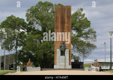 Re Giorgio V Memorial nella Kings Domain park a Melbourne. Foto Stock