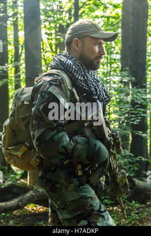Navy SEAL cacciatore dei talebani Foto Stock