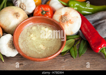 Zuppa di verdure. Foto Stock