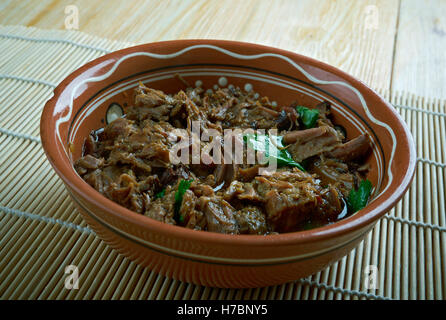 Boshintang - Coreano zuppa che include carne di cane Foto Stock