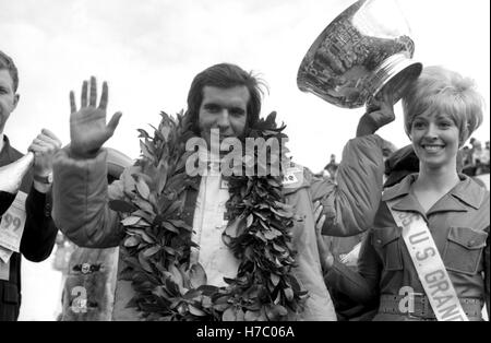 1970 Emerson Fittipaldi noi vincitore Watkins Glen Lotus 72C Foto Stock