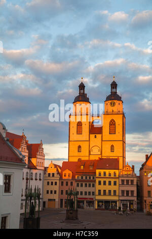 Stadtkirche St. Marien zu Wittenberg Foto Stock