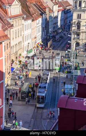 I tram in Garz, Austria Foto Stock