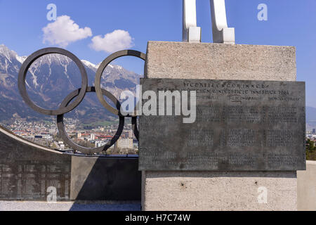 Ski Jump Sede per le Olimpiadi invernali, Innsbruck, Austria Foto Stock