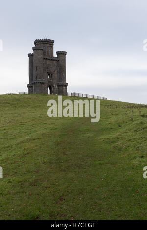 Paxton's Tower, vicino Llanarthne, Carmarthenshire, Galles. Costruito da Sir William Paxton in memoria di Ammiraglio Lord Nelson Foto Stock