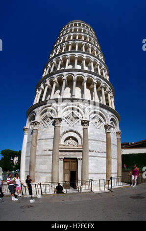 Panorama: Impressionen: Piazza de Miracoli, Schiefer Turm, Pisa. Foto Stock