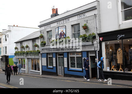 Vista generale del Lord Nelson Inn in Brighton. Foto Stock