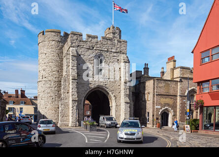 Westgate Towers in Canterbury Kent England Regno Unito Regno Unito Foto Stock