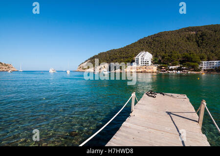 Cala Llonga, Ibiza Foto Stock