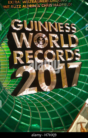 Das Logo der Marke "Guinness World Records 2017', Berlino. Foto Stock