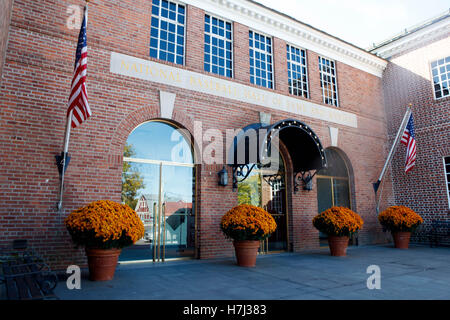 National Baseball Hall of Fame e Museo, Cooperstown, New York, Stati Uniti d'America Foto Stock