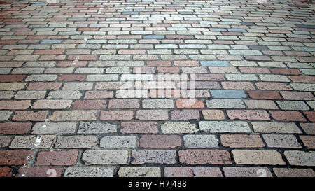 Perfetta tratto di acciottolato Glasgow in Scozia Foto Stock