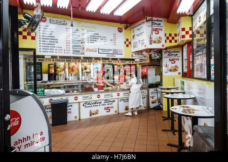 New York City,NY NYC,Lower Manhattan,Greenwich Village,West Village,Papaya cani da cane,ristorante ristoranti ristoranti ristorazione ristoranti ristoranti bar bistrot,fa Foto Stock