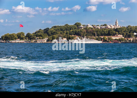 Attrazioni turistiche di Istanbul ,una crociera sul Bosforo Foto Stock