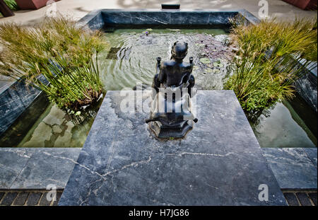 J. Paul Getty villa di Los Angeles si è trasformato in museo mantenendo la romana antica collezione di arte Foto Stock