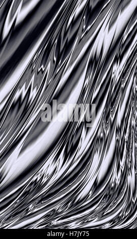 Abstract onde e pieghe - generati digitalmente immagine Foto Stock