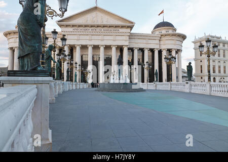 Skopje capitale della Macedonia Foto Stock