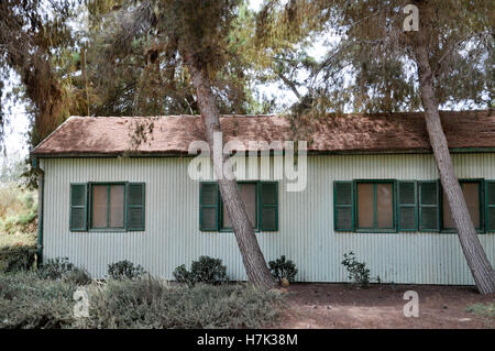 Israele nel deserto del Negev, Kibbutz Sde Boker, Ben-Gurion il deserto della casa Foto Stock