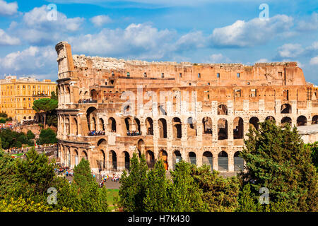 Maggiori punti di riferimento - Colosseo a Roma Foto Stock