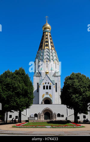 Leipzig Russische Gedächtniskirche russo della chiesa memoriale Foto Stock