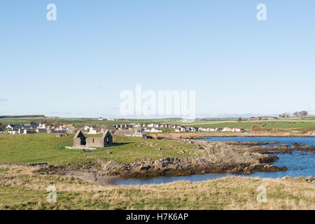 San Ninian's Chapel, Isola di Whithorn, Wigtownshire, Scotland, Regno Unito Foto Stock