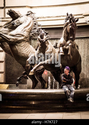 La notte a Londra, Regno Unito. Foto Stock