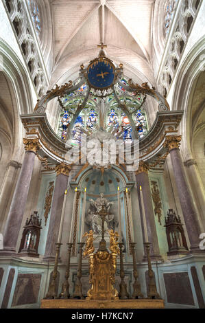 Altare Principale dalla fine del XVIII secolo, la Cattedrale di Lucon, La Cathedrale Notre-Dame de l'Assomption, Luçon, della Vandea, Francia Foto Stock