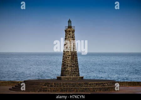 Bajamar Lighthouse, Tenerife, Isole Canarie, Spagna Foto Stock