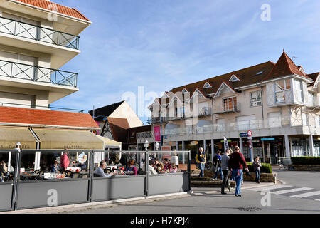 Hardelot centro, pas de Calais, hauts de France, Foto Stock