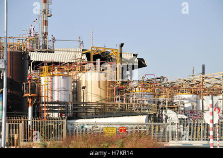 Neot Hovav (Nome precedente Ramat Hovav) una zona industriale nel sud di Israele e il sito di Israele la principale rifiuti pericolosi dispo Foto Stock