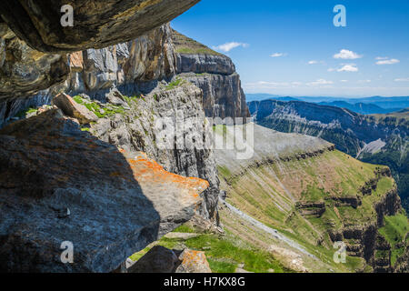 "Faja de las Flores', Parco Nazionale di Ordesa y Monte Perdido, Spagna Foto Stock