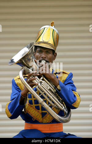 Band locale normalmente usati in occasioni quali matrimoni, processioni etc. Foto Stock
