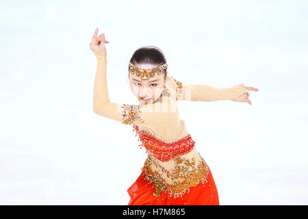 Tokyo, Giappone. 6 Nov, 2016. Wakaba Higuchi Pattinaggio di Figura : Oriente Giappone la figura pattinare Championship 2016, donne pattinaggio gratuito a DyDo Drinco Ice Arena a Tokyo in Giappone . © AFLO SPORT/Alamy Live News Foto Stock