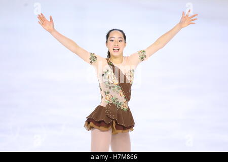 Tokyo, Giappone. 6 Nov, 2016. Honoka Hirotani Pattinaggio di Figura : Oriente Giappone la figura pattinare Championship 2016, donne pattinaggio gratuito a DyDo Drinco Ice Arena a Tokyo in Giappone . © AFLO SPORT/Alamy Live News Foto Stock