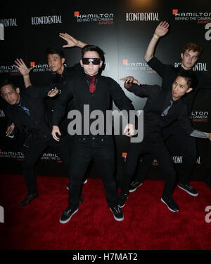 Los Angeles, Ca, Stati Uniti d'America. 6 Nov, 2016. Poreotics arrivano al nono Hamilton dietro la telecamera premi a scambiare la il 6 novembre 2016 a Los Angeles, California. ( Credito: Parisa Afsahi/Media Punch)./Alamy Live News Foto Stock