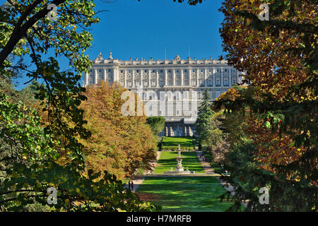 Madrid palazzo reale Palacio de Oriente , Spagna. Foto Stock