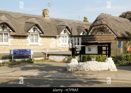 Re Harrys Bar,Shanklin Old Village,l'Isola di Wight Foto Stock