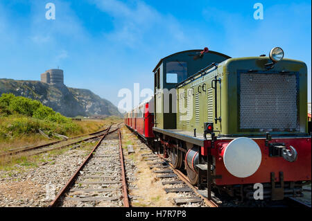 Alderney Ferrovia Alderney Foto Stock